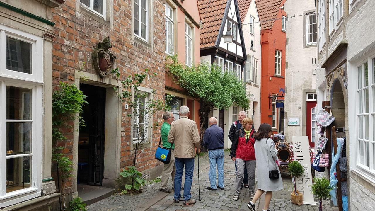 Romantisches Haus Im Schnoor Bremen Bagian luar foto